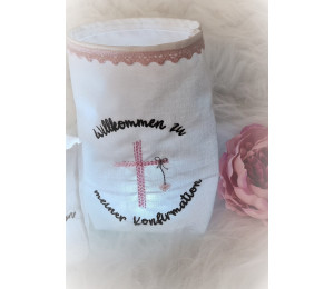 Stickdatei - Willkommen zu  meiner Kommunion